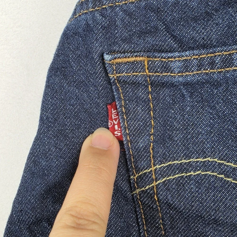Levis Jeans Mens Size 31x30 501 XX Button Fly Dark Wash Blue Denim Pants